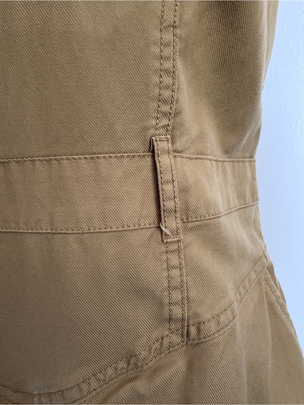 Banana Republic Tan Button-Front Midi Dress - Picture 4 of 7